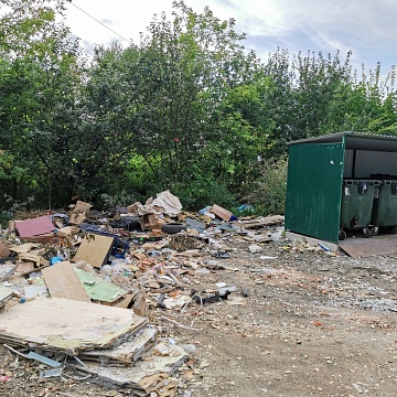 Рейды по мусорным площадкам региона продолжаются: в Кимовске оценка "неуд"