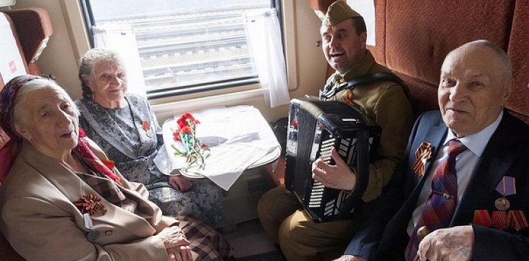 Ветераны войны смогут  бесплатно ездить на поездах