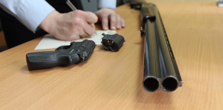 Жителя Новомосковска будут судить за незаконное хранение оружия