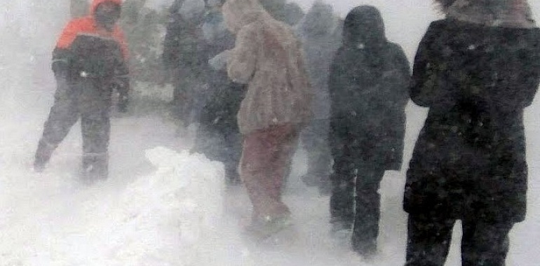 Сибирь утопает в снегу