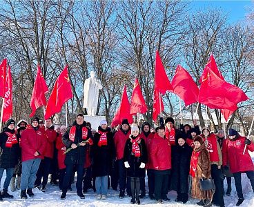 Тульские коммунисты почтили память В.И. Ленина