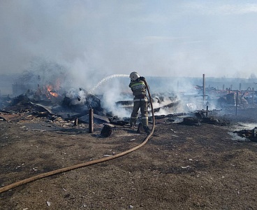 Из-за пала травы загорелся дом в деревне Житово-Лихачево Щекинского района