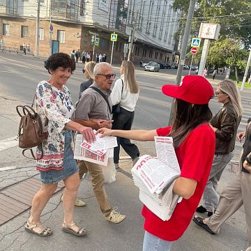 В Тульской области продолжается раздача партийной печати