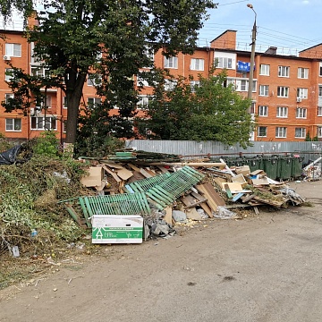 Рейды по мусорным площадкам региона продолжаются: в Кимовске оценка "неуд"