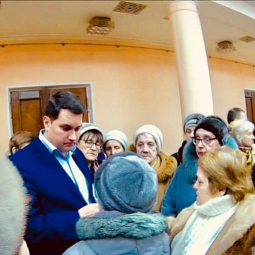 Алексей Лебедев в Новомосковске против мусорной реформы