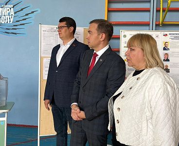 Первый секретарь Тульского обкома КПРФ Алексей Лебедев проконтролировал ход голосования