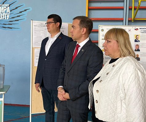 Первый секретарь Тульского обкома КПРФ Алексей Лебедев проконтролировал ход голосования