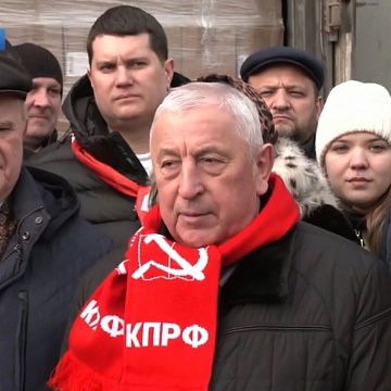 Тульский обком КПРФ отправил очередной гуманитарный груз на Донбасс