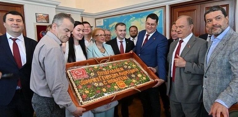 С юбилеем Вас, наш лидер, товарищ и наставник!